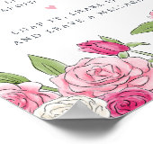 ロゼガーデンフォトゲストブックサイン ポスター (角)