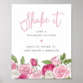 ロゼガーデンフォトゲストブックサイン ポスター (正面)