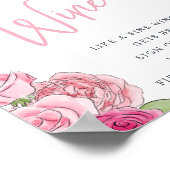 ロゼガーデン「ワインにサイン」サイン ポスター (角)