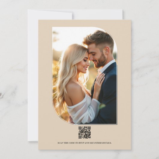 ロゼクレイ、テラピンク＆ピーオニースモーク フラワーの結婚式 招待状 (裏面)