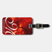 ロゼッタネブラモノグラムの文字 ラゲッジタグ (正面横)