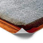 ロゼッタ石は、聖ジュリアン砦から。 ポスター (角)