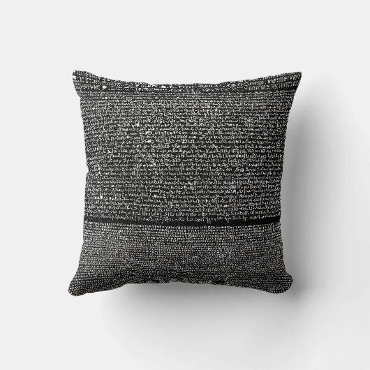 ロゼッタ石 クッション (裏面)