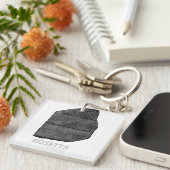 ロゼッタ石:古代エジプトの象形文字 キーホルダー (正面右)