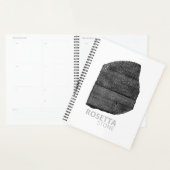 ロゼッタ石：古代エジプトの象形文字 プランナー手帳 (ディスプレー)