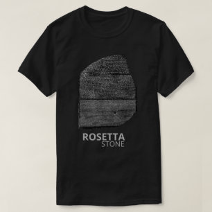 ロゼッタ石:古代エジプトの象形文字 Tシャツ