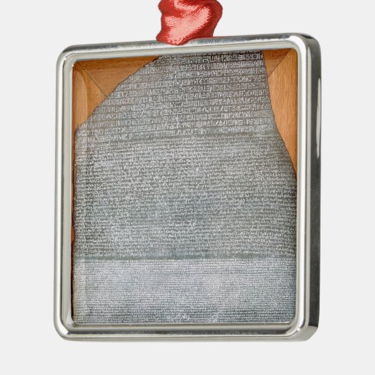 ロゼッタ石、城砦St. Julienからの、 メタルオーナメント (左)