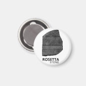 ロゼッタ・ストーン：古代エジプトの象形文字言語 マグネット (正面/裏面)