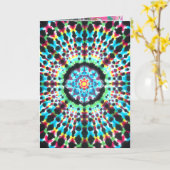 ロゼッタ パターン (どんな) ギフト カード (黄色い花)