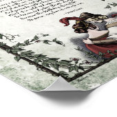 ロゼッティ「愛」ビクトリアン芸術詩8x10 ポスター (角)