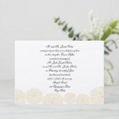 ロゼットクリームヘブライユダヤ人結婚式招待状 招待状 (スタンド正面)