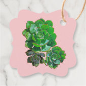 ロゼット多肉果ギフトラベル フェイバータグ (裏面)