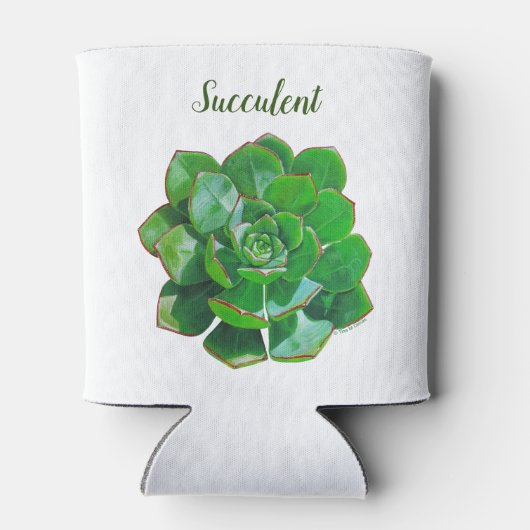 ロゼット多肉株クーラーボックス 缶クーラー (裏面)