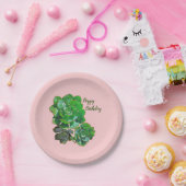 ロゼット多肉株紙プレート ペーパープレート (パーティー)