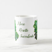 ロゼット多肉質マグカップ コーヒーマグカップ (中央)