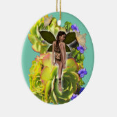 ロゼット多肉食の訪問者 セラミックオーナメント (右)