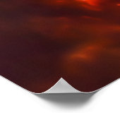 ロゼット星雲の恒星子供部屋 ポスター (角)