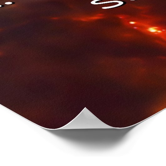 ロゼット星雲の恒星誕生園 ポスター (角)