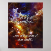 ロゼット星雲の恒星誕生園 ポスター (正面)