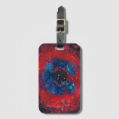 ロゼット星雲の荷札 ラゲッジタグ (正面縦)