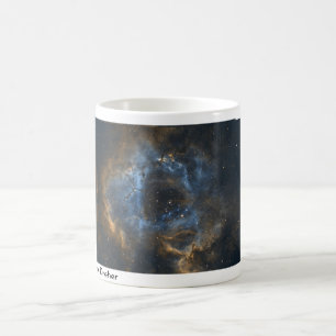 ロゼット星雲(星)、星占い写真家エリック·ドレハー コーヒーマグカップ