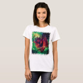 ロゼット星雲 NASA宇宙写真 Tシャツ (正面フル)