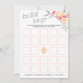 ロゼブライダルビンゴカード 招待状 (正面)