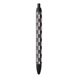 ロゼワインパターン 黒ボールペン