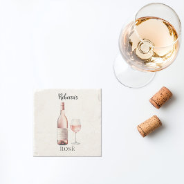 ロゼワインラバーズ コースター – オーダーメイド ワイン
