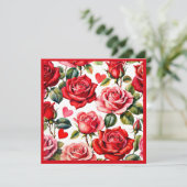 ロゼーガレンティーンズデイレディースブランチ 招待状 (スタンド正面)