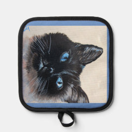 ロゼーザシアムネキャットオーブンミッツ&ポットホルダー 鍋敷き