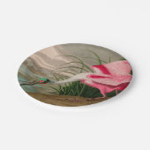 ロゼートスプーンビルバードオブアメリカオードゥボンプリント ペーパープレート (アングル)