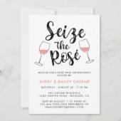 . .ロゼーワインの試飲パーティー 招待状 (正面)