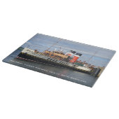 ロゼー・スコットランドのウェーバーリー・パドル汽船 カッティングボード (角)