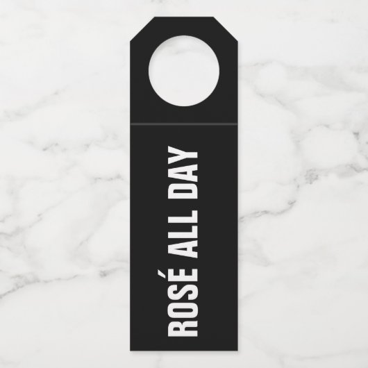 ロゼ・オールデイオンブラック ボトルネックタグ (正面)