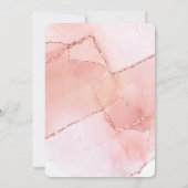 ロゼ オールデイ 21歳の誕生日招待状 招待状 (裏面)