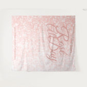 ロゼ オール デイ | イベント写真 自撮り背景 タペストリー (正面(横))