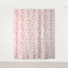 ロゼ オール デイ ステップ アンド リピート イベント フォト バックドロップ タペストリー