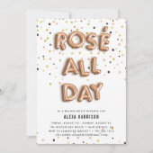 ロゼ オール デイ ブライズウィークエンド ご招待 招待状 (正面)