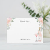 ロゼ オール デイ ブライダル シャワー サンキューカード (スタンド正面)
