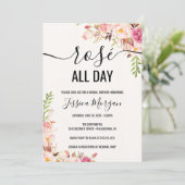 ロゼ オール デイ ブライダル シャワー 招待状 (スタンド正面)