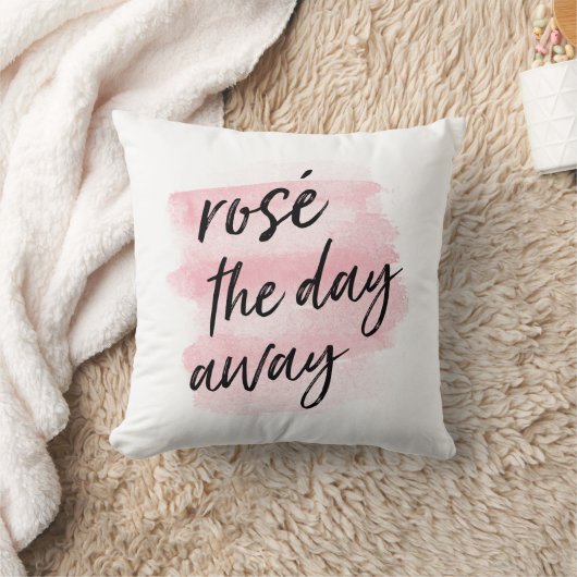 ロゼ・ザ・デイ遠くに クッション (ブランケット)