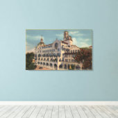 ロタンダウィングアットザミッションイン キャンバスプリント (インサイチュ (ウッドフロア))