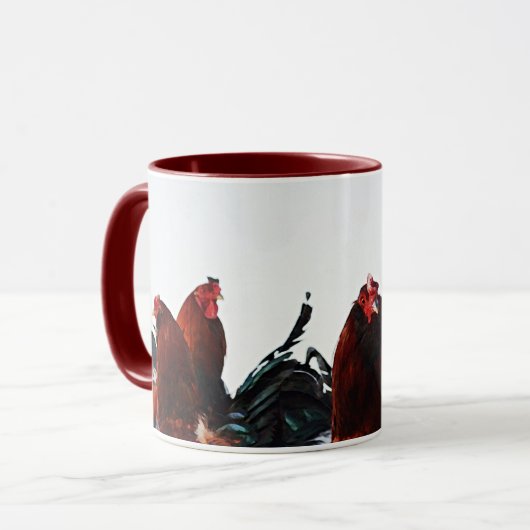 ロターズチキンアートファームスタイルアートカップマグカップ マグカップ (正面左)