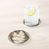 ロターズ&ヘンアウトアウトアウトサイドヘンハウス白縁どい コースター (側面)