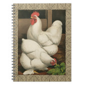 ロターズ&ヘンアウトアウトアウトサイドヘンハウス白縁どい ノートブック (正面)