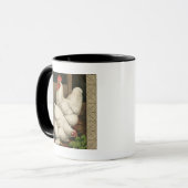 ロターズ&ヘンアウトアウトアウトサイドヘンハウス白縁どい マグカップ (正面左)