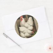 ロターズ&ヘンアウトアウトアウトサイドヘンハウス白縁どい ラウンドシール (封筒)