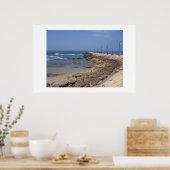 ロタ・スペインの海壁散歩 ポスター (キッチン)