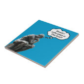 ロダンおもしろいのシンカー像 – ピザやタイ料理? タイル (側面)